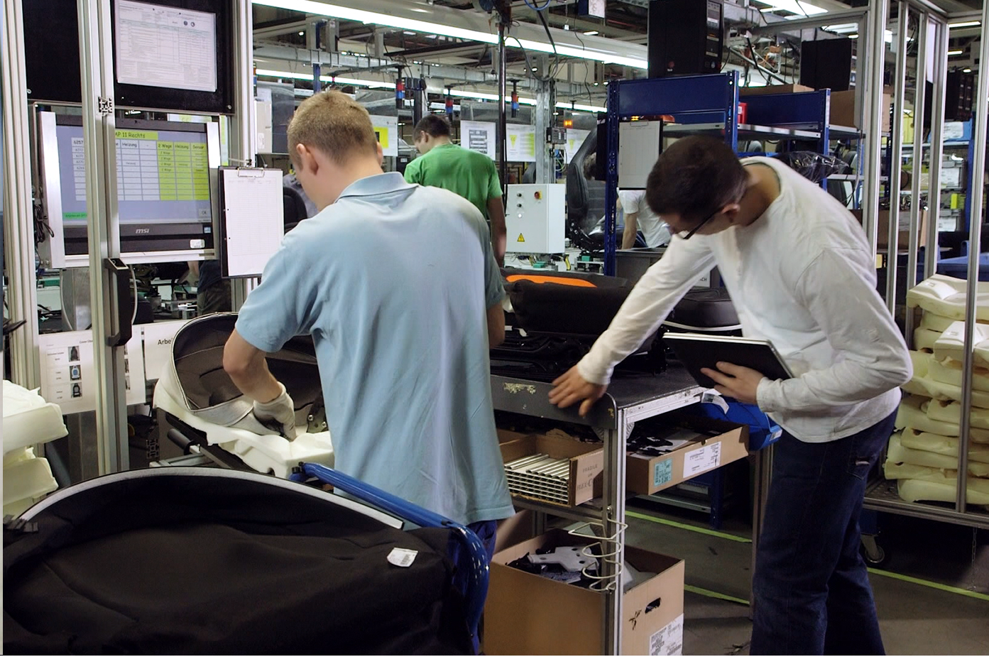 Auditor bei Durchführung der Audits und mobile Eingabe in LPA App